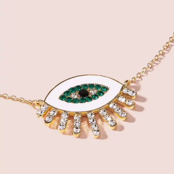 Evil Eye Pendant Necklace NWT - Picture 3 of 3